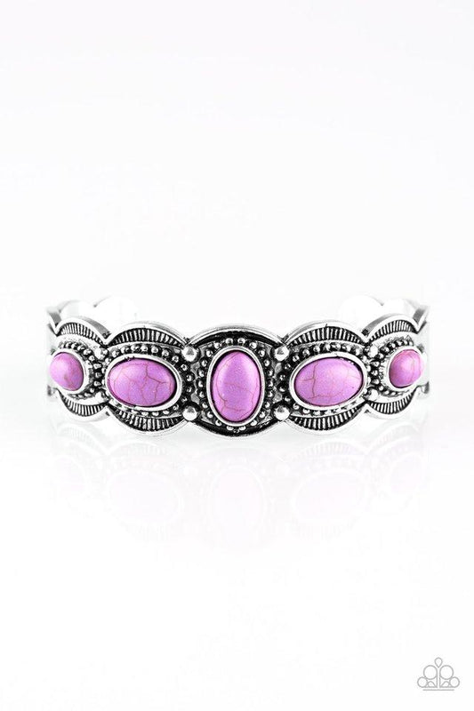 Paparazzi Bracelet ~ Desert Farer - Purple