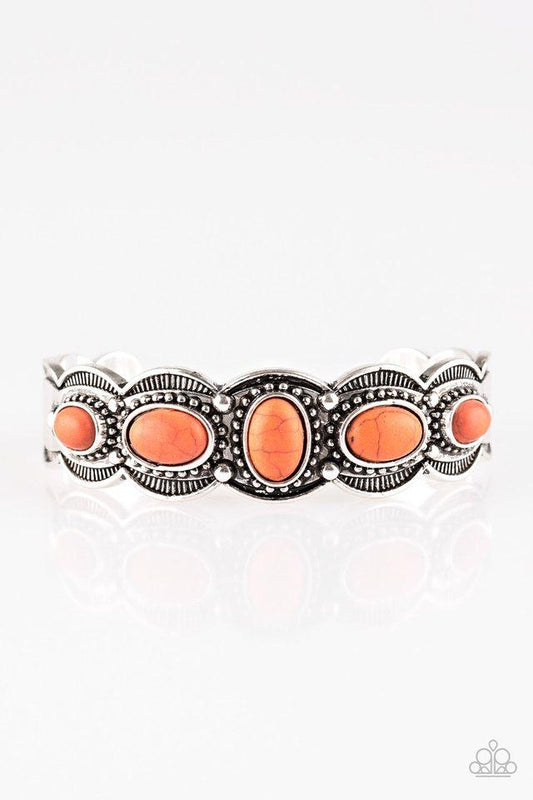 Pulsera Paparazzi ~ Desert Farer - Naranja