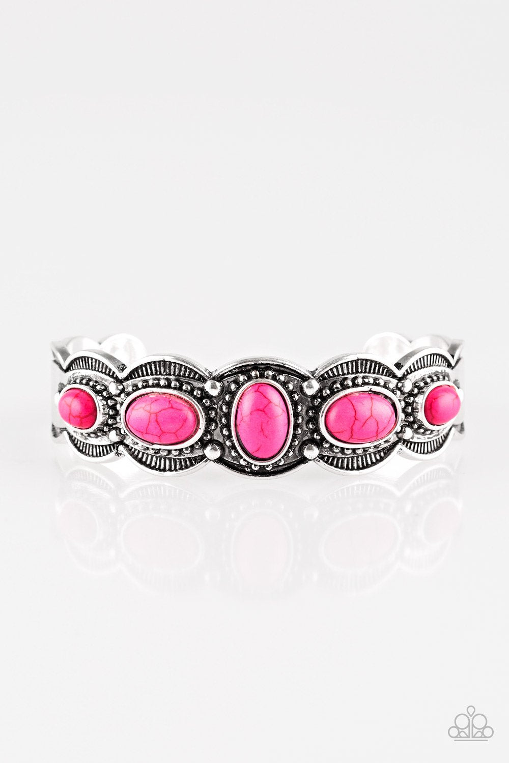 Paparazzi Bracelet ~ Desert Farer - Pink