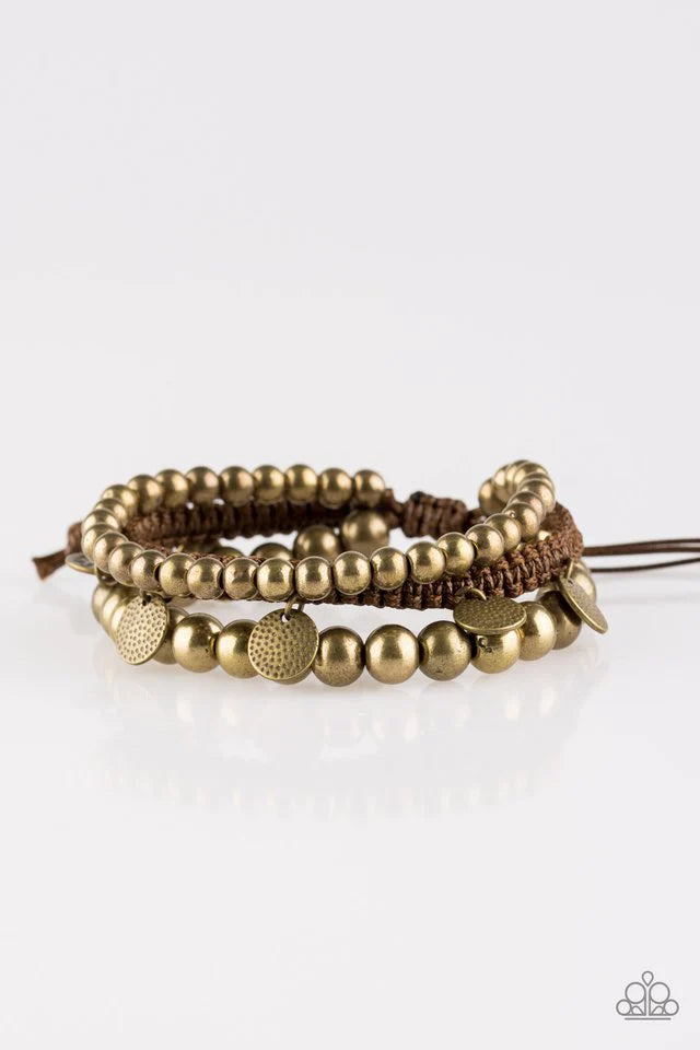 Paparazzi Bracelet ~ Seafaring Adventure - Brass