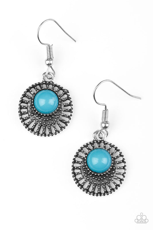 Paparazzi Earring ~ Stylishly Saharan - Blue