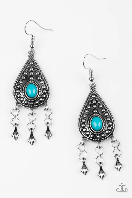 Paparazzi Earring ~ Sahara Song - Blue