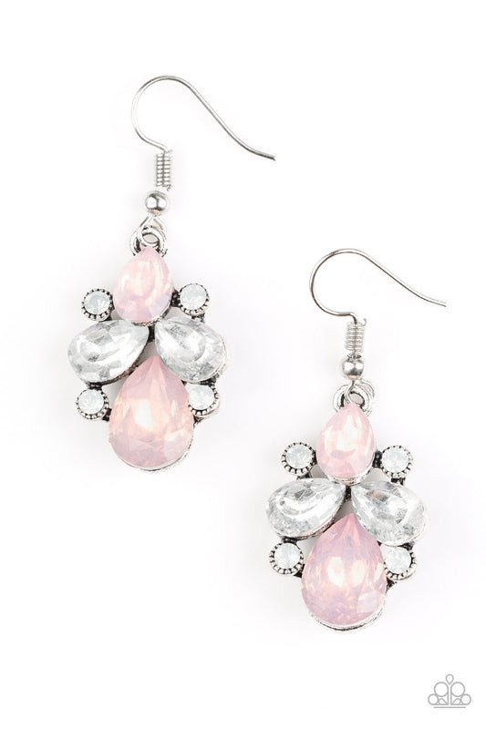 Paparazzi Earring ~ Wonderland Waltz - Pink