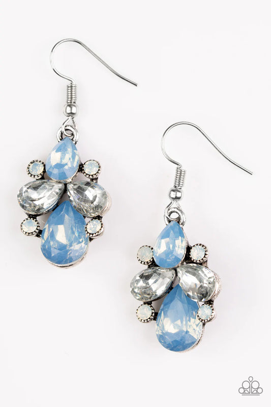 Paparazzi Earring ~ Wonderland Waltz - Blue