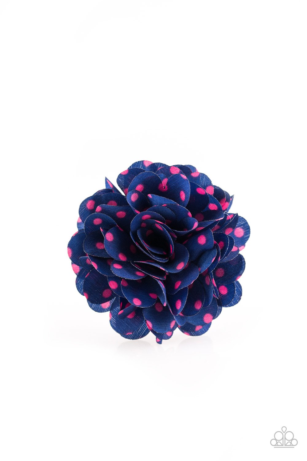 Paparazzi Hair Accessories ~ Polka and Petals - Blue