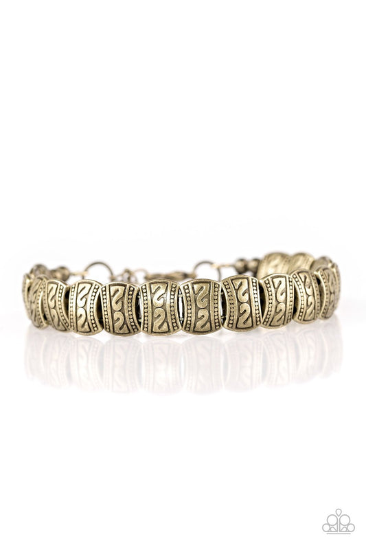 Paparazzi Bracelet ~ Montezuma Mountains - Brass