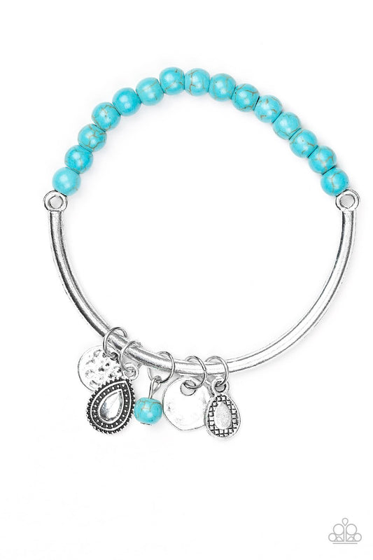 Pulsera Paparazzi ~ Ever Everest - Azul