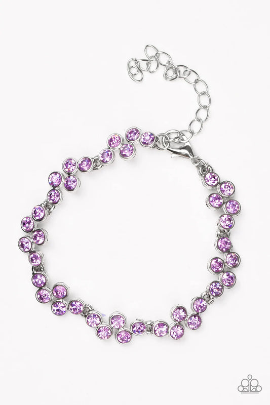 Paparazzi Bracelet ~ Still GLOWING Strong - Purple