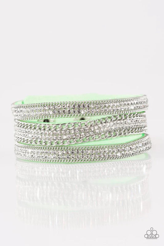 Pulsera Paparazzi ~ Dangerously Drama Queen - Verde