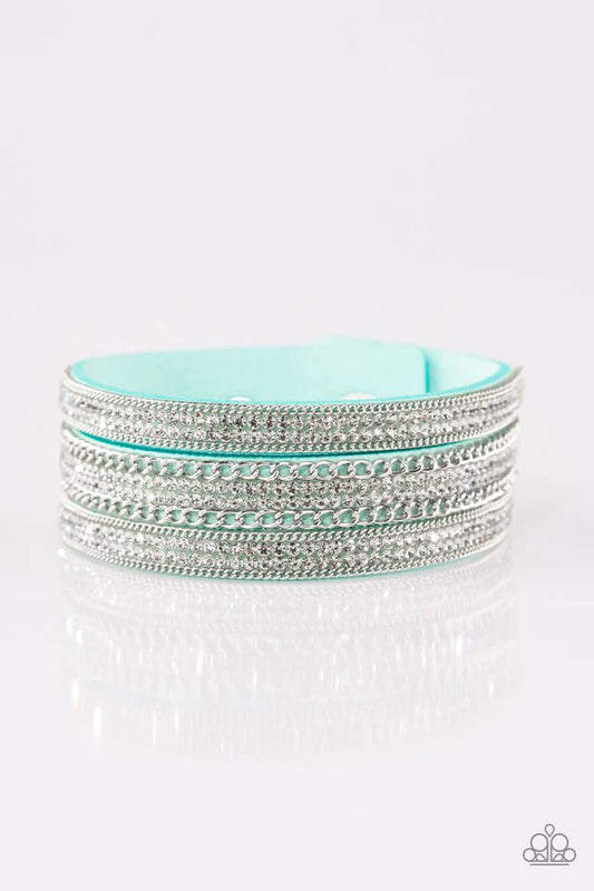 Pulsera Paparazzi ~ Dangerously Drama Queen - Azul