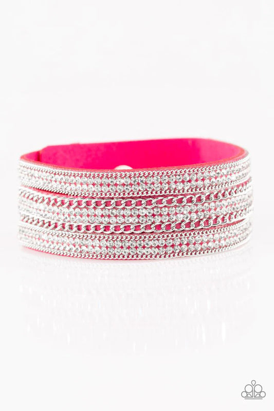 Pulsera Paparazzi ~ Dangerously Drama Queen - Rosa