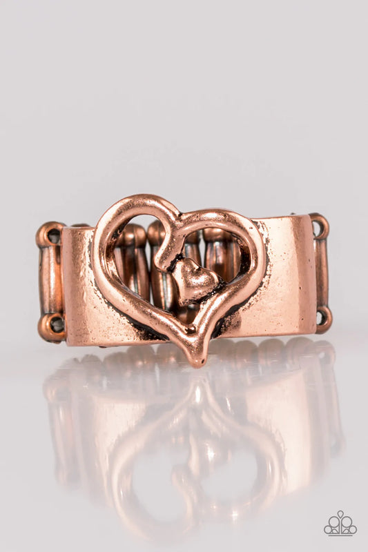 Anillo Paparazzi ~ Lindo como Cupido - Cobre