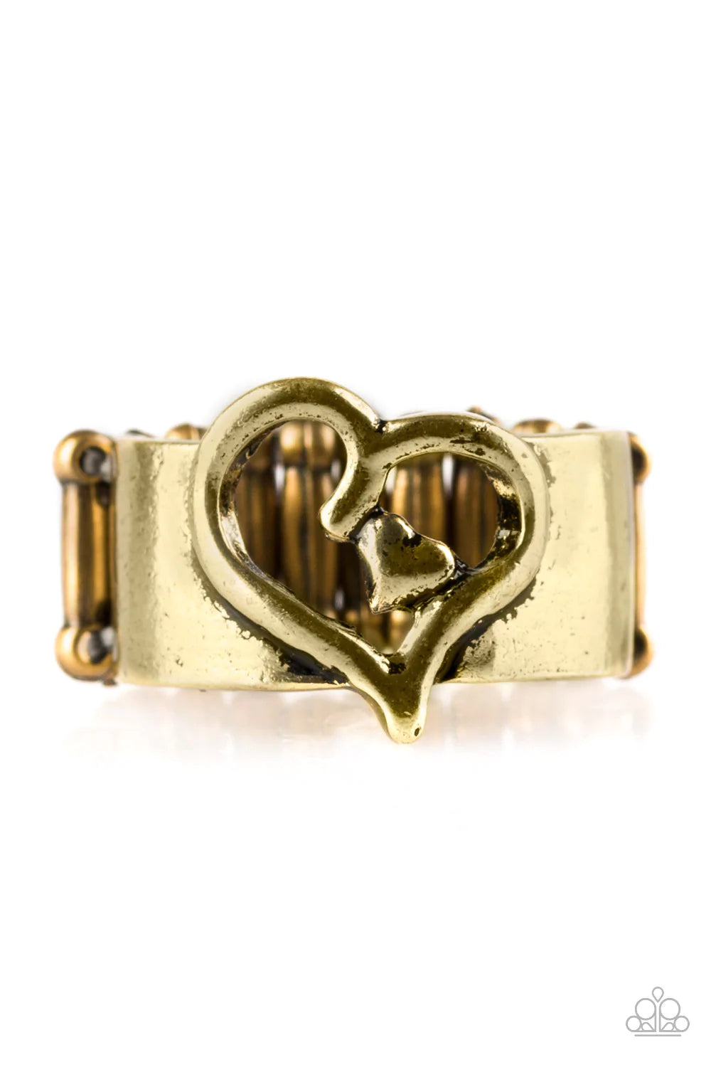 Paparazzi Ring ~ Cute As Cupid - Brass
