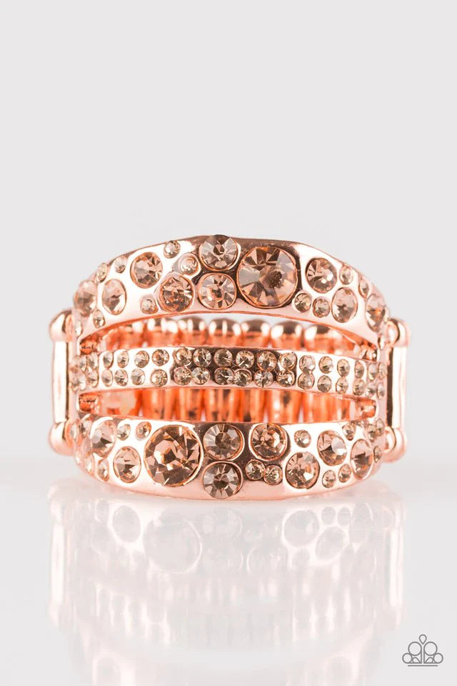 Paparazzi Ring ~ Stacks On Stacks On Stacks - Copper
