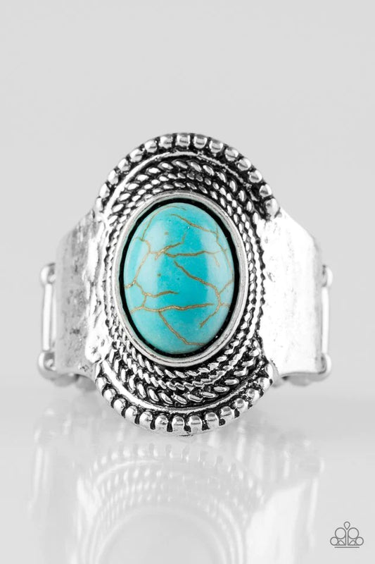 Anillo Paparazzi ~ Modern Mesa - Azul