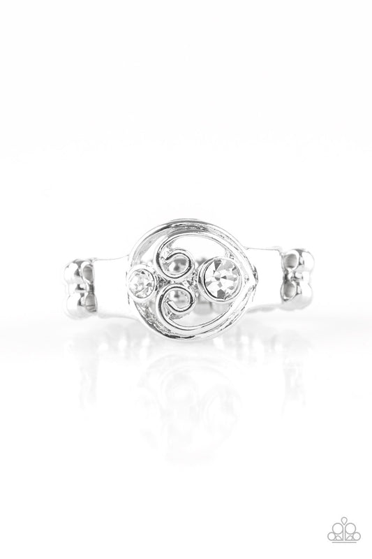 Paparazzi Ring ~ Oceanic Bliss - White