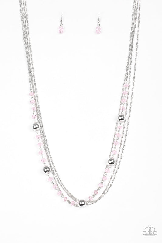 Paparazzi Necklace ~ High Standards - Pink
