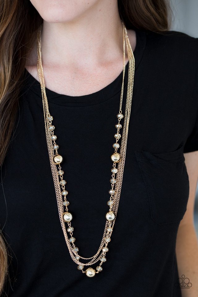 High Standards - Gold - Paparazzi Necklace Image