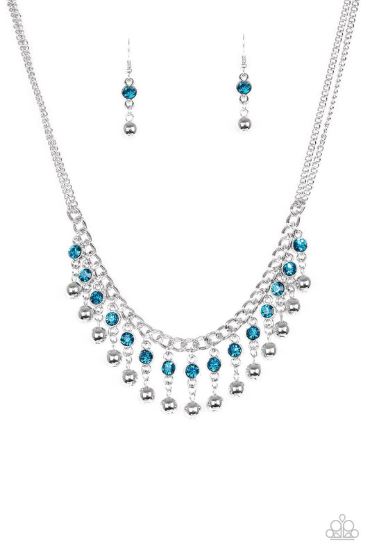 Paparazzi Necklace ~ Pageant Queen - Blue