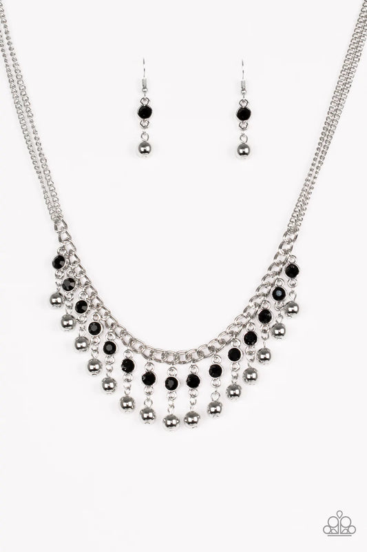 Paparazzi Necklace ~ Pageant Queen - Black