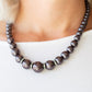 Party Pearls - Black - Paparazzi Necklace Image