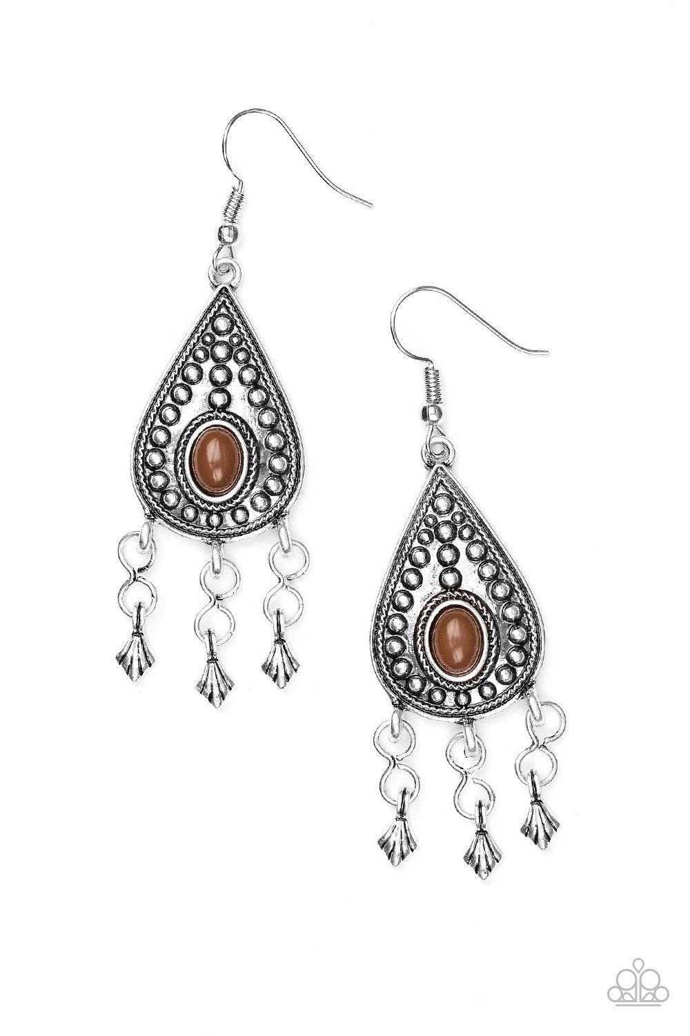 Paparazzi Earring ~ Sahara Song - Brown
