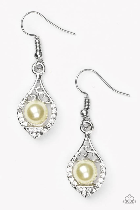 Paparazzi Earring ~ Westminster Waltz - Yellow