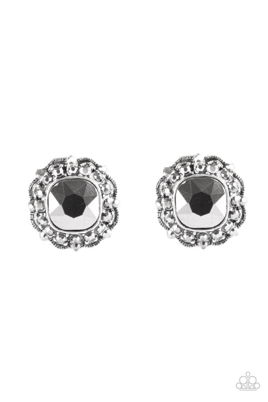 Paparazzi Earring ~ Starry Starlet - Silver