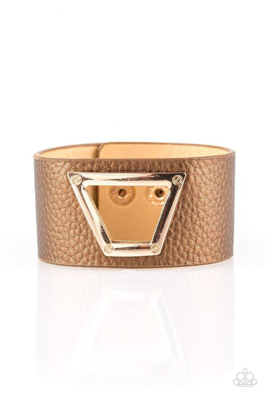 Paparazzi Bracelet ~ Power Play - Brown