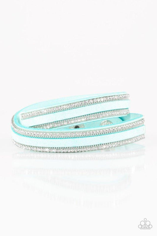 Paparazzi Bracelet ~ Going For Glam - Blue