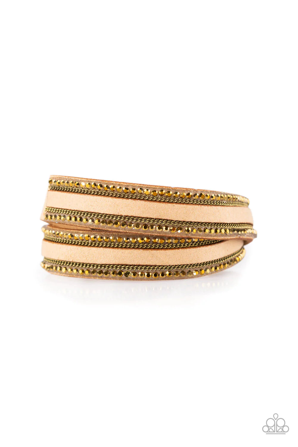 Paparazzi Bracelet ~ Going For Glam - Brass