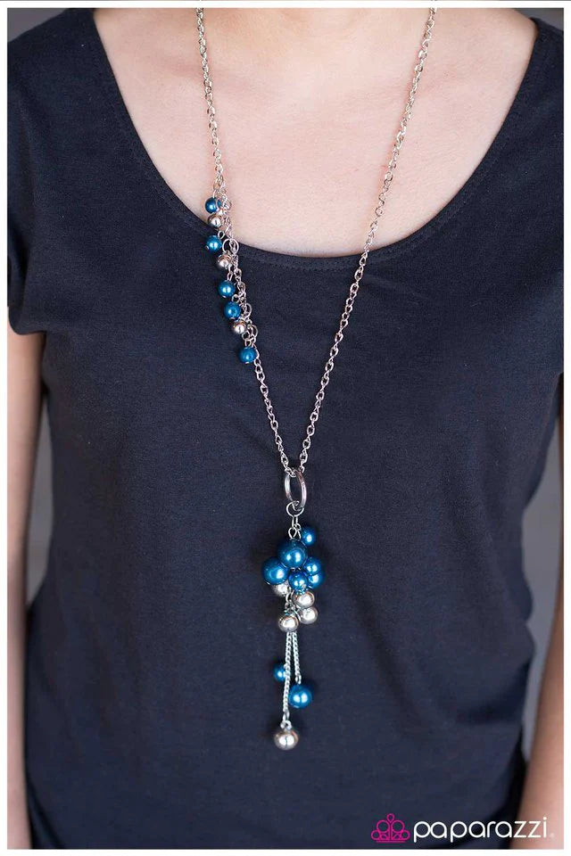 Paparazzi Necklace ~ Life Of The Party - Blue
