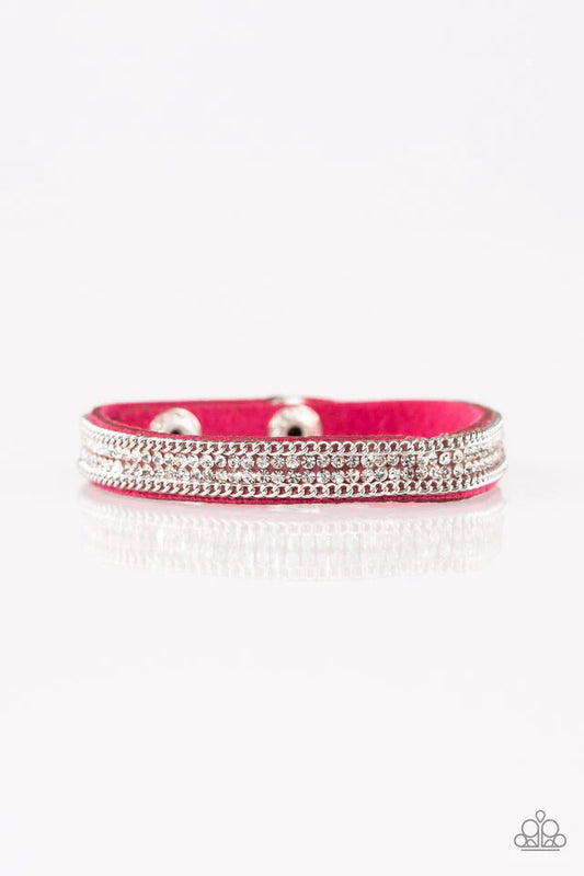 Pulsera Paparazzi ~ Babe Bling - Rosa