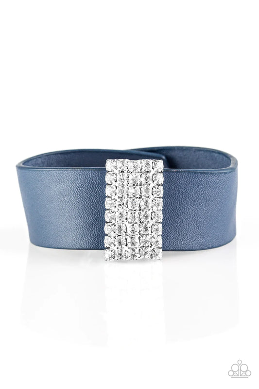 Pulsera Paparazzi ~ Walk The CATWALK - Azul