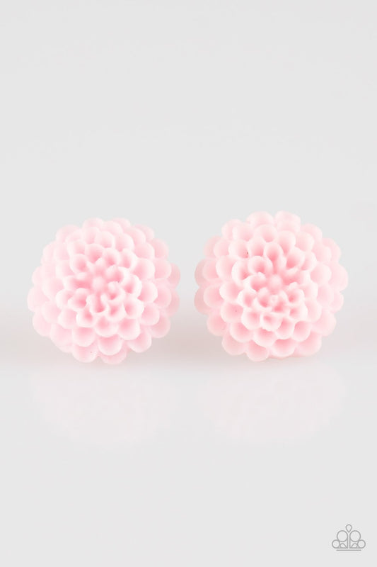 Paparazzi Earring ~ Dandelion Demure - Pink