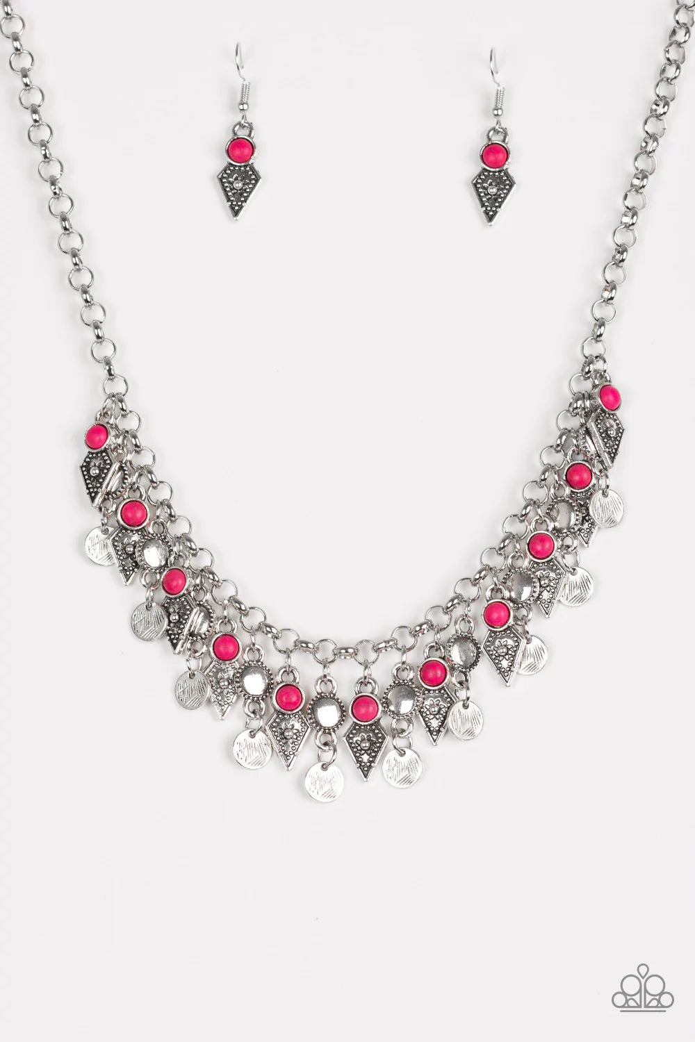 Collar Paparazzi ~ Jurassic Jamboree - Rosa