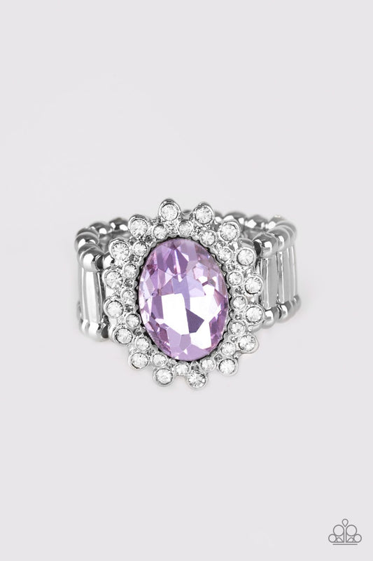 Paparazzi Ring ~ Castle Chic - Purple