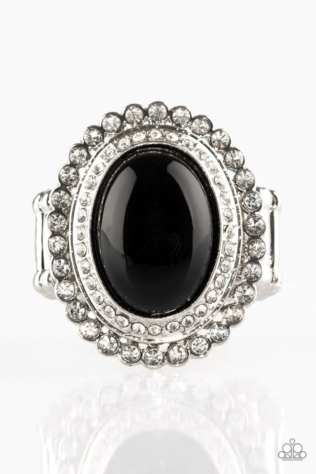 Anillo Paparazzi ~ Opulencia olímpica - Negro