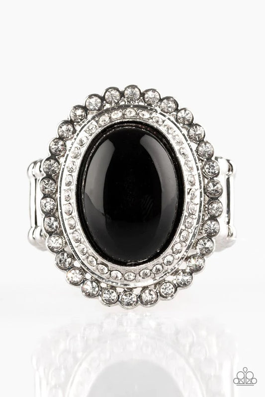 Paparazzi Ring ~ Opulently Olympian - Black