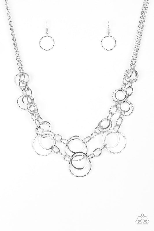 Paparazzi Necklace ~ Urban Center - Silver