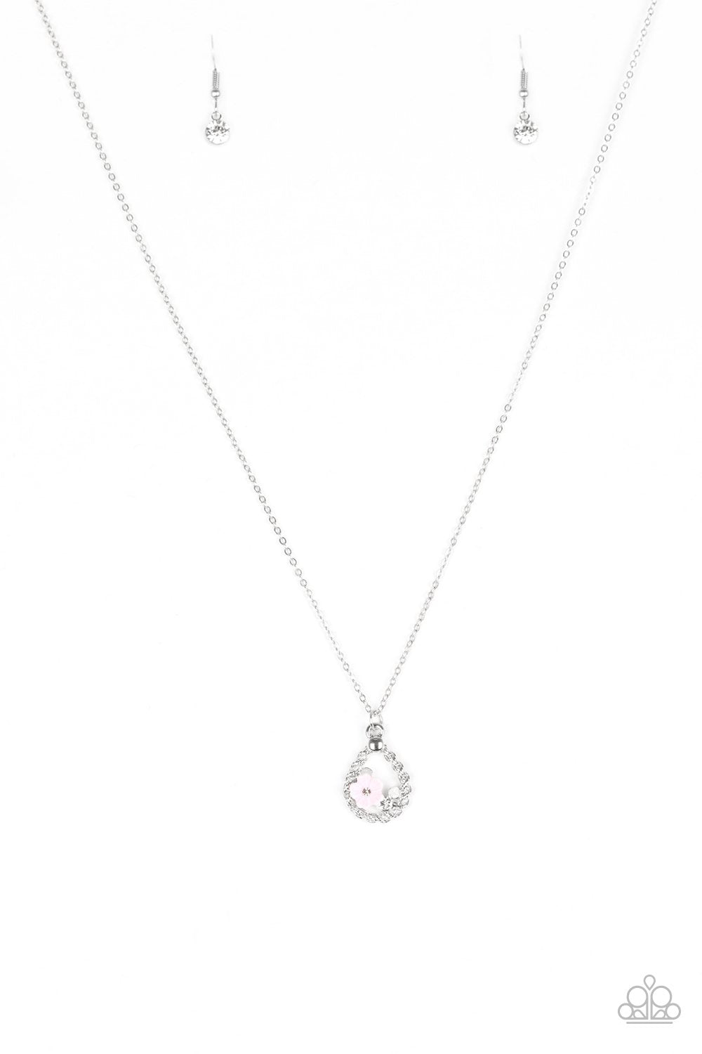 Paparazzi Necklace ~ Serene Spring Showers - Pink