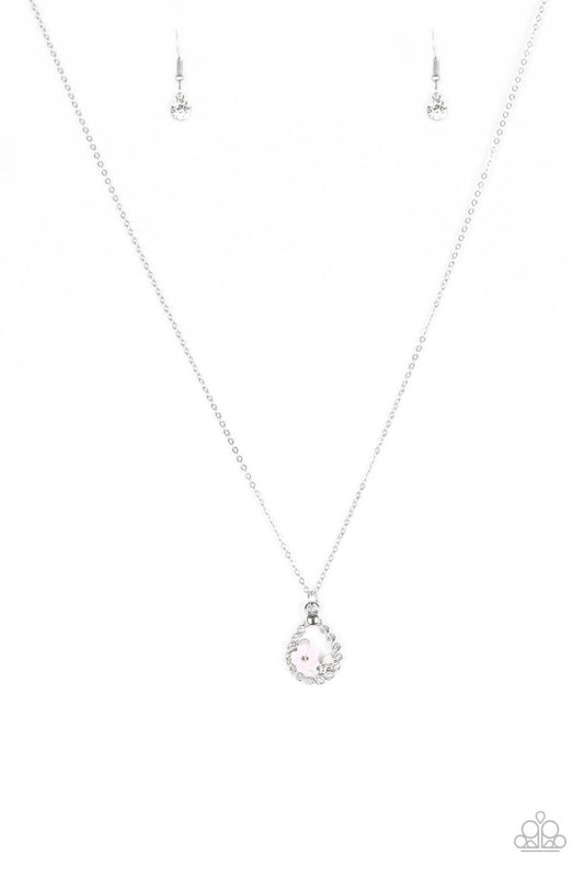 Paparazzi Necklace ~ Serene Spring Showers - Pink