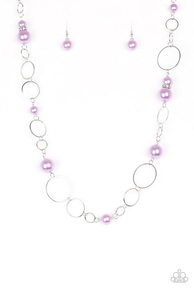 Paparazzi Necklace ~ Lovely Lady Luck - Purple