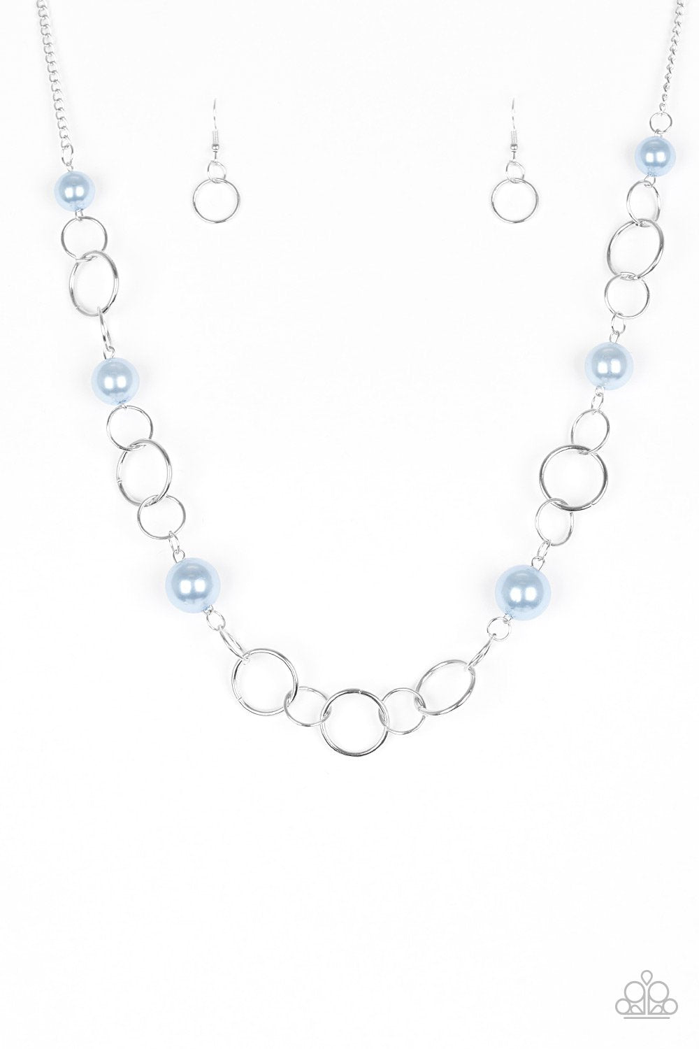 Paparazzi Necklace ~ Darling Duchess - Blue