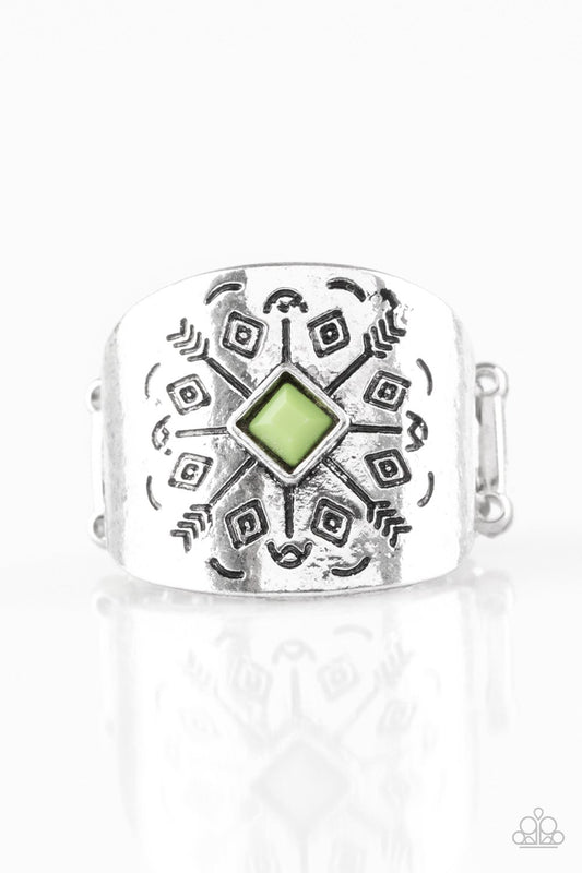 Paparazzi Ring ~ Here Today, Gone Tom-ARROW - Green