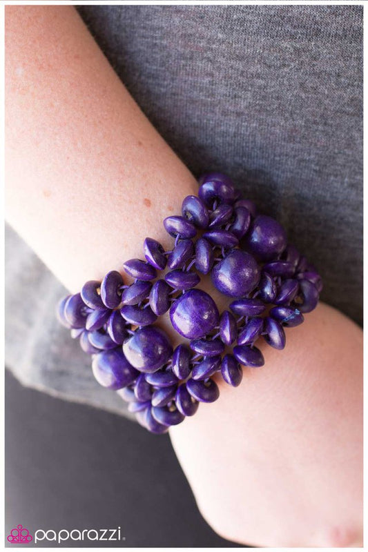 Pulsera Paparazzi ~ Violet Tendencies - Púrpura