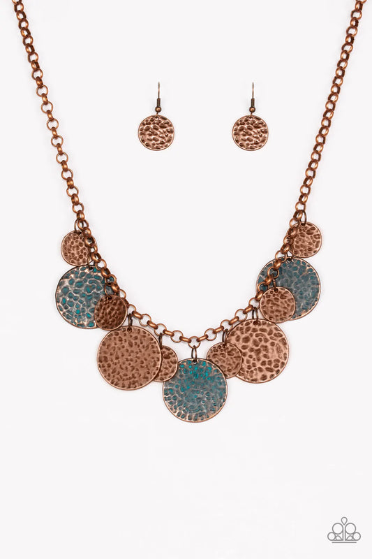 Paparazzi Necklace ~ Treasure HUNTRESS - Copper