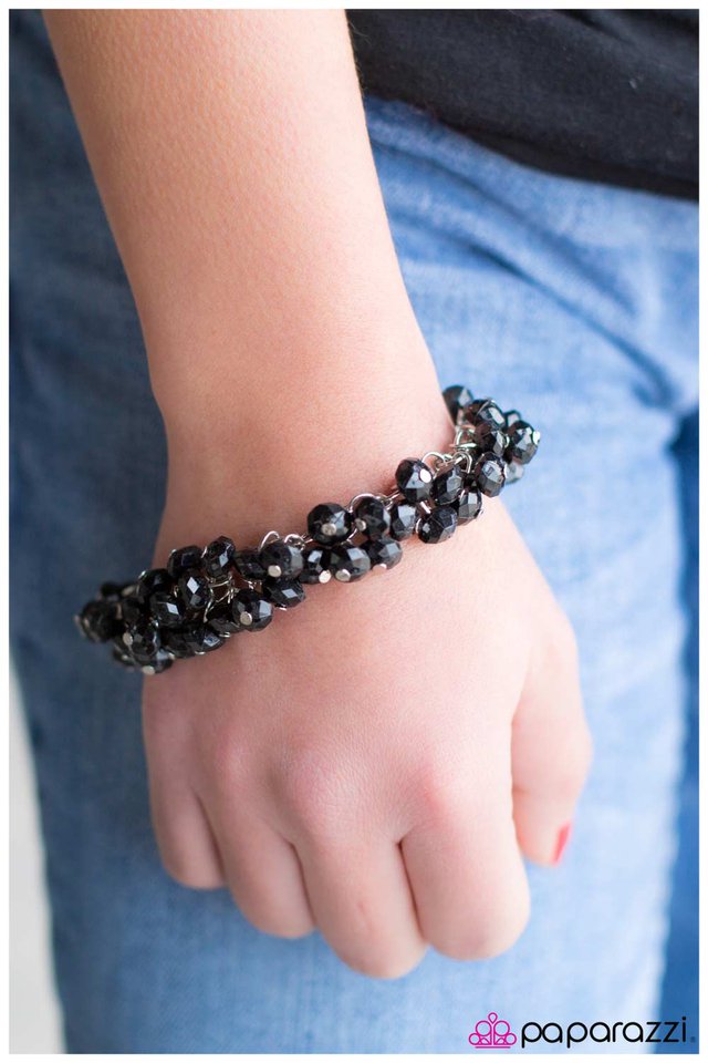 Pulsera Paparazzi ~ Pixie Dust - Negro