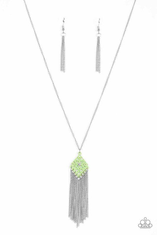 Paparazzi Necklace ~ Color Me Capricious - Green