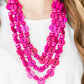 Barbados Bopper - Pink - Paparazzi Necklace Image
